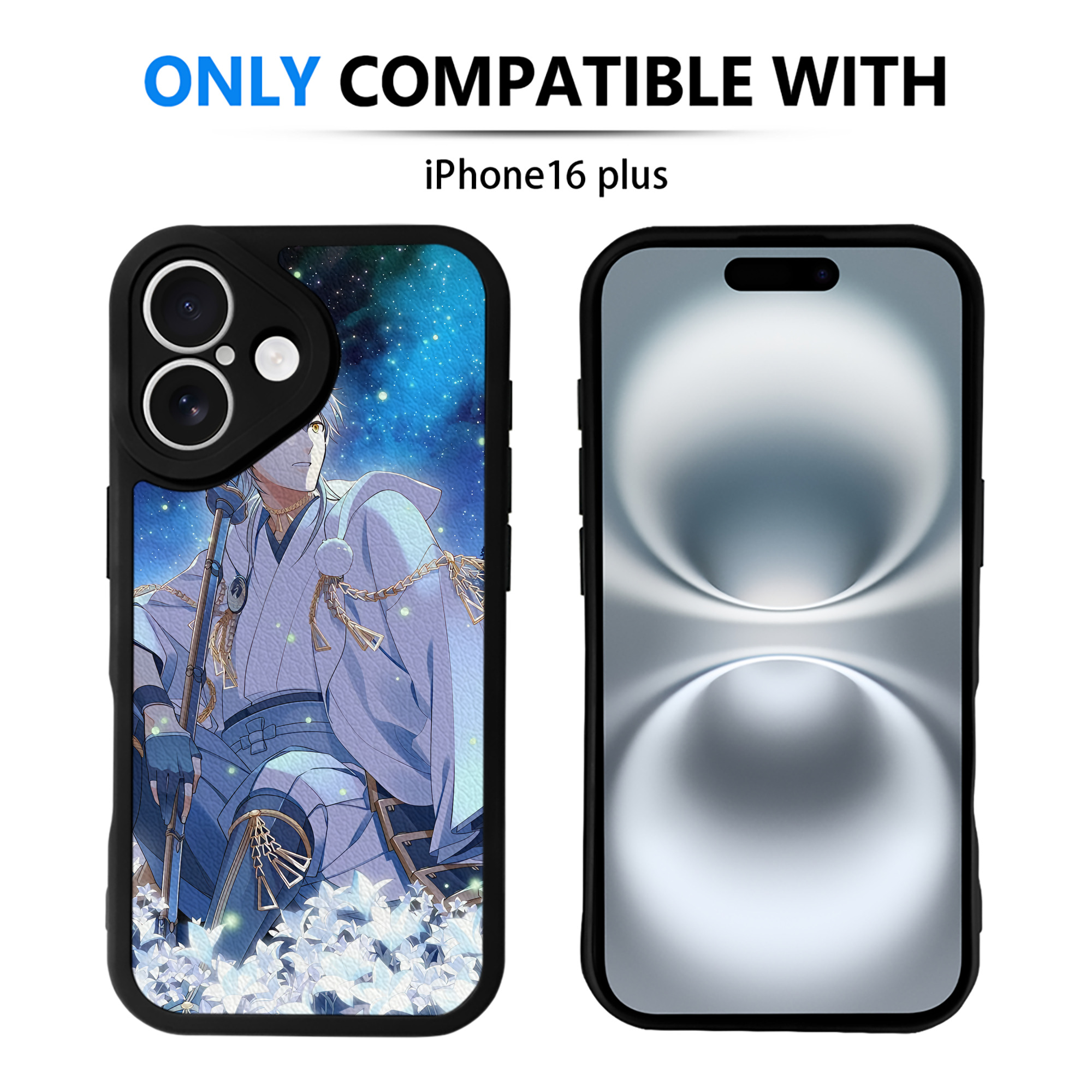 （画像用） 刀剣乱舞 Touken Ranbu 【iPhone 16シリーズ対応】シリコンスマホケース（レザー調） 材質：シリコン
